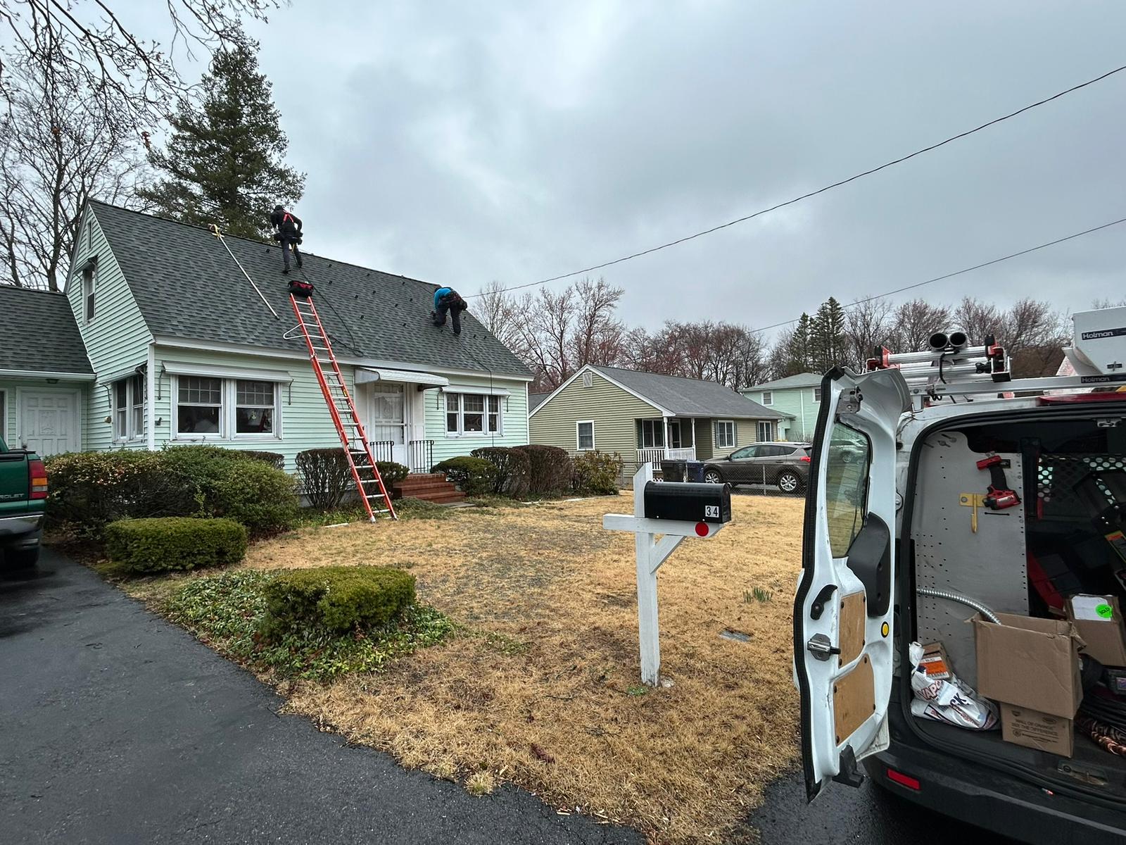 Solar install, Lowell MA